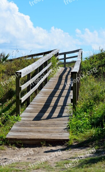 Step Guidance Sky Summer Wooden