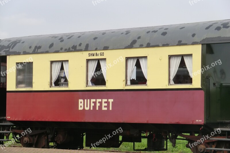 Train Transport Vehicle Nostalgia Dining Car