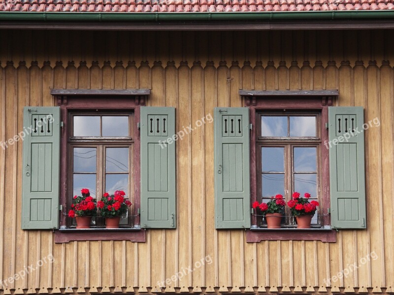 House Architecture Window Wood Woods