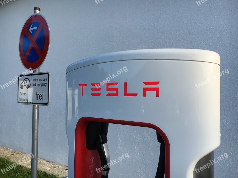 Tesla Charging Station Parking Free Photos