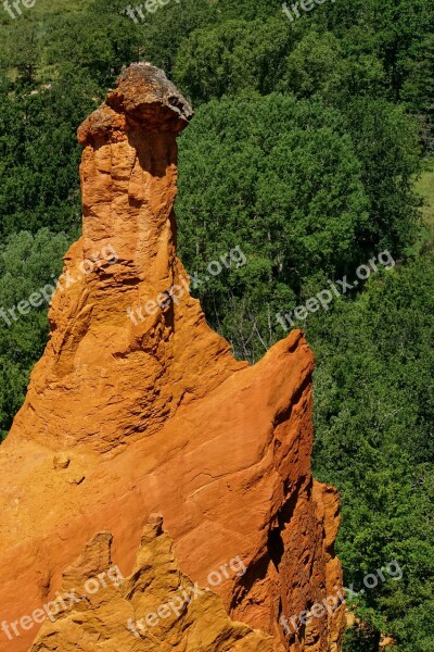 France Rustrel Nature Travel Stone