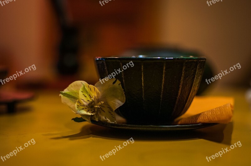 Still Life The Drink Tea Kitchenware The Darkness