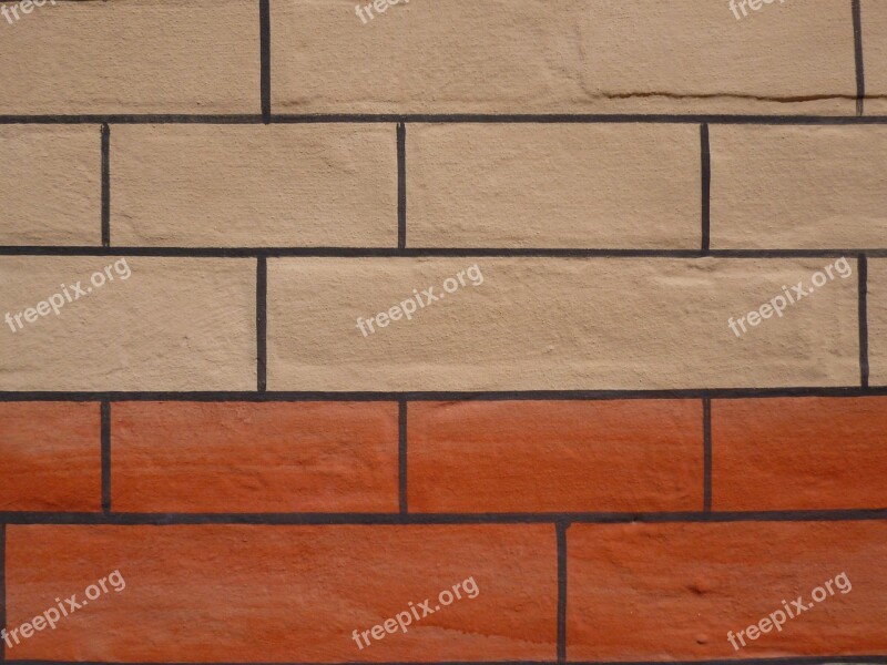 Wall Brick Painting Structure Facade