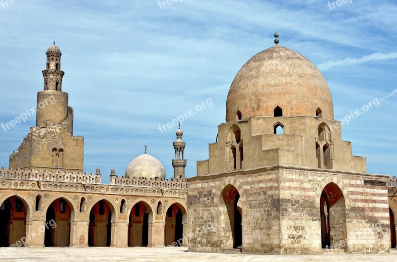 Egypt Cairo Ibn-tulun-mosque Architecture Religion