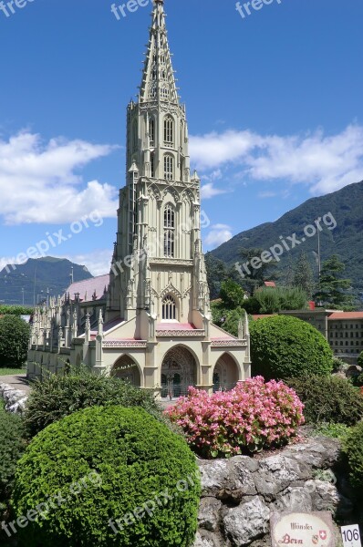 Architecture Travel Church Building Miniature Switzerland