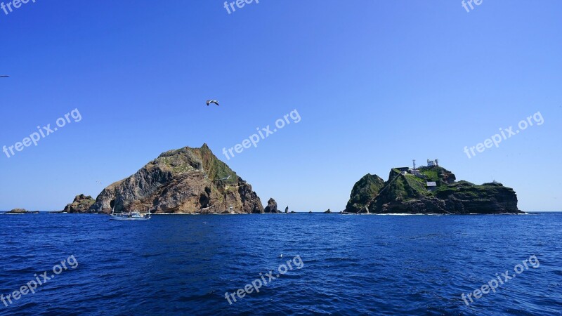 Sea Coast Travel Island Dokdo