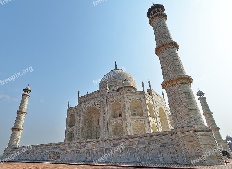 India Agra Taj Mahal Rajasthan Architecture