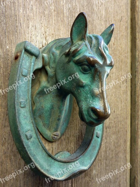 Push Head Iron Horse Door