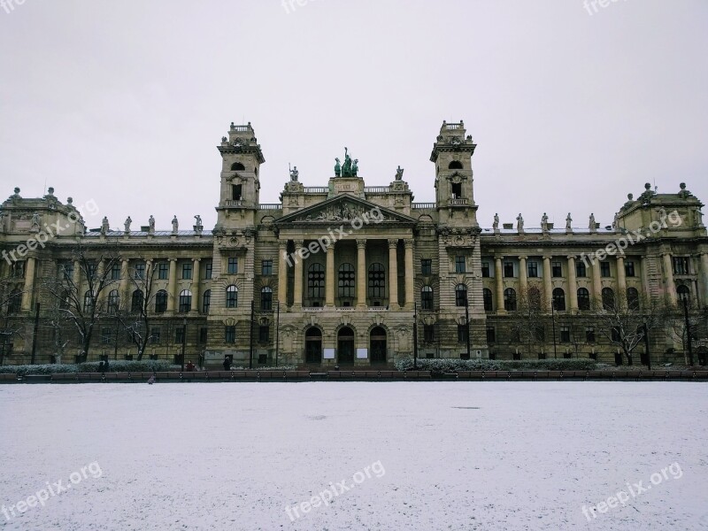 Budapest Museum Facade Architecture Building