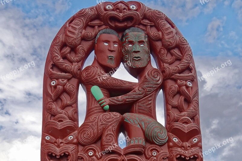 New Zealand Rotorua Te Puia Maori Art