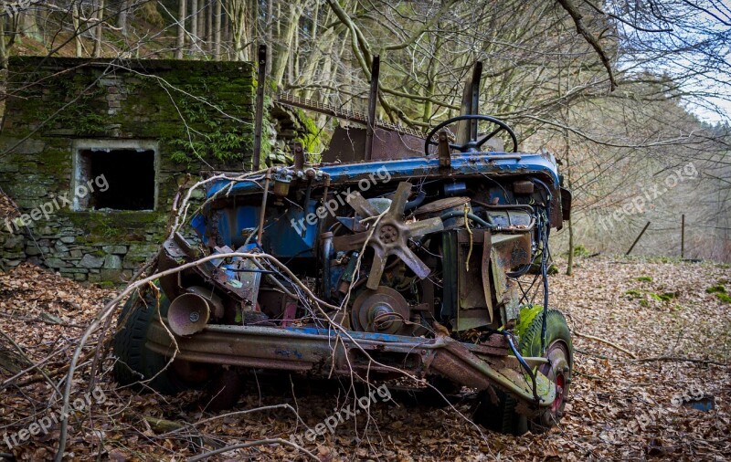 Abandoned Broken Rusty Transport System Rust