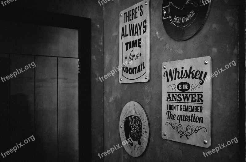 Bar Black Whiskey Free Photos