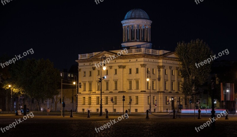 Architecture Illuminated Travel Dusk City