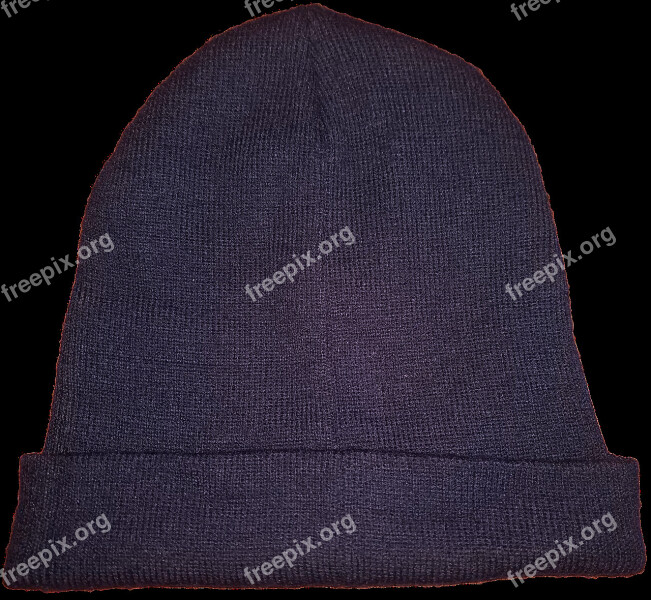 Beanie Mock-up Mockup Cap Navy Blue