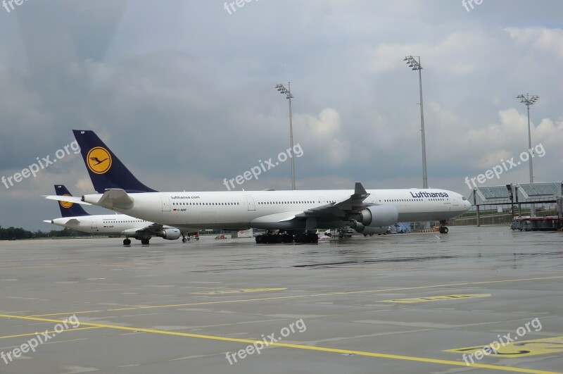 Plane Vliegterrein Transport Aircraft Jet