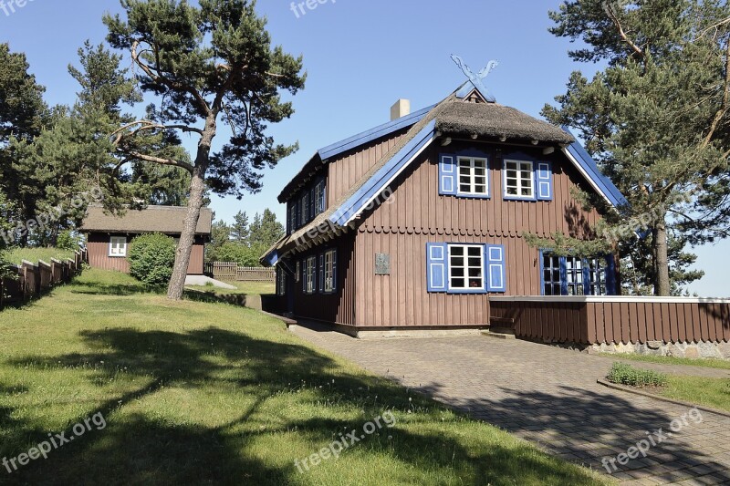 Baltic States Lithuania Nida Summer House Thomas Mann