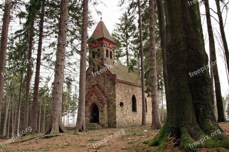 Church Chapel Forest Głuchołazy Saint Anne