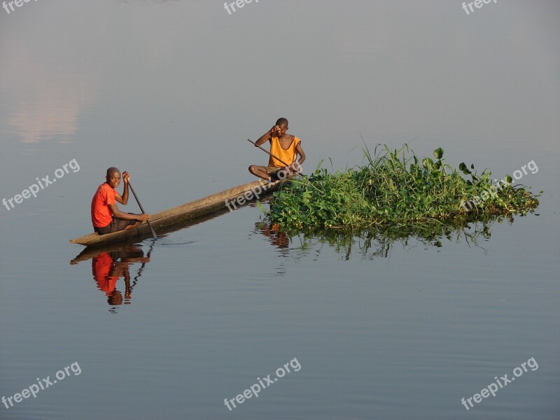 Of The Congo Fisherman River Africa Free Photos