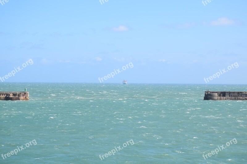 Sea La Mancha Landscape Port Blue