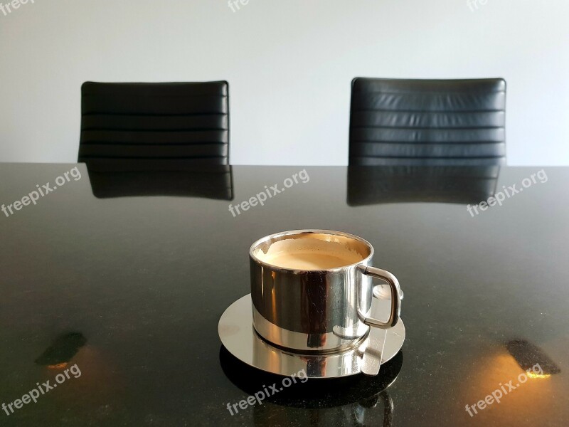 Coffee Cup Table Beans Heiss