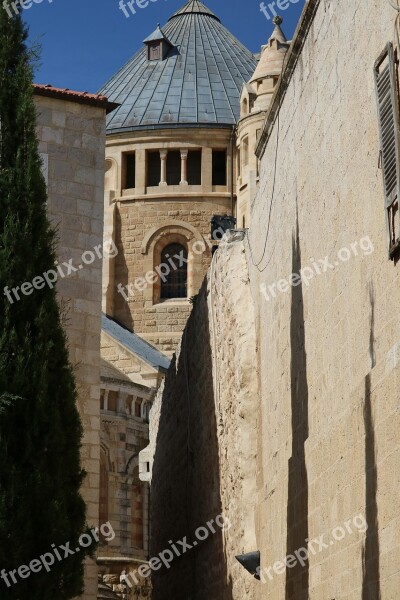 Dormition Abbey Jerusalem Monks Monastery Christian