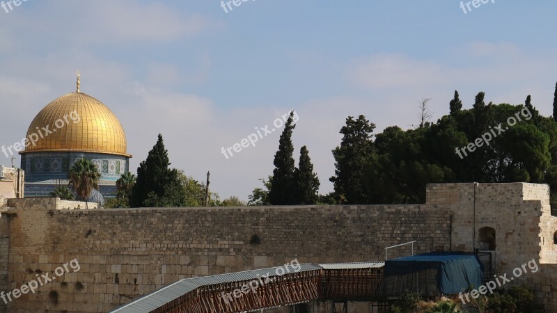 Dome Of The Rock Israel Dome Temple Mount Sacred Architecture