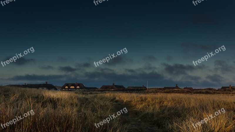 Abendstimmung Denmark Dunes Country Houses Light