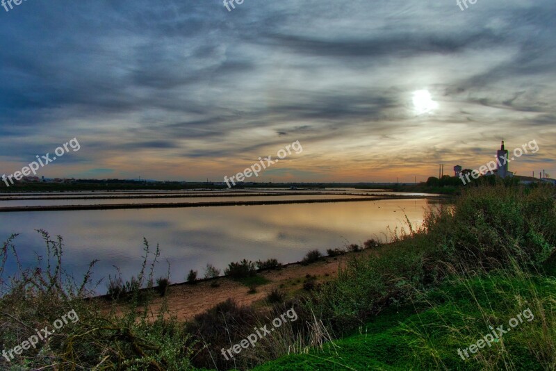 Alcochete Salinas Water Calm Serenity