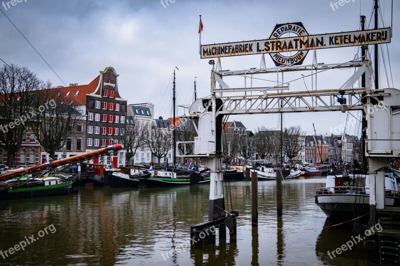 Buitenland Dordrecht Holland City Port