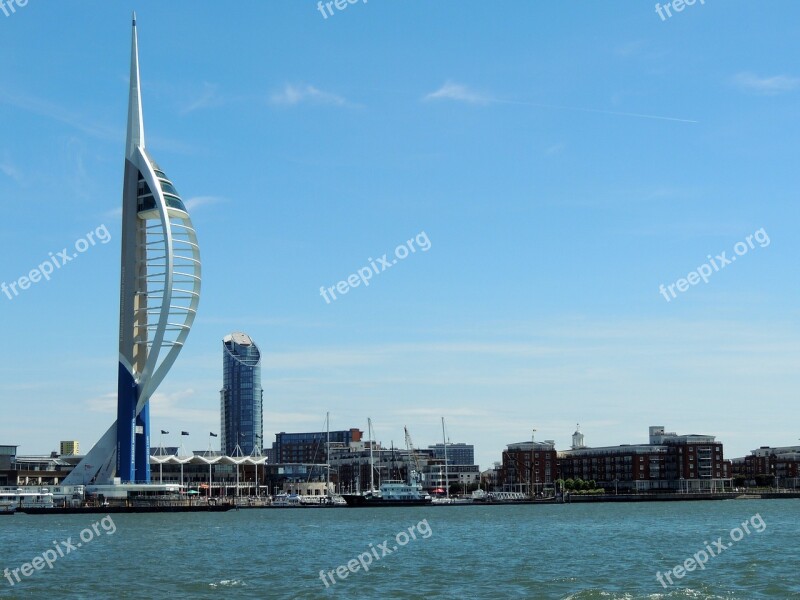 Spinnaker Tower Gosport England United Kingdom Tourism