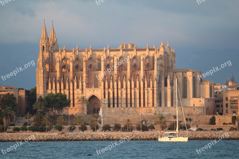 La Seu Cathedral Of Saint Mary Mallorca Palma Spain