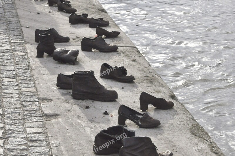 Budapest Hungary Holocaust Danube Free Photos