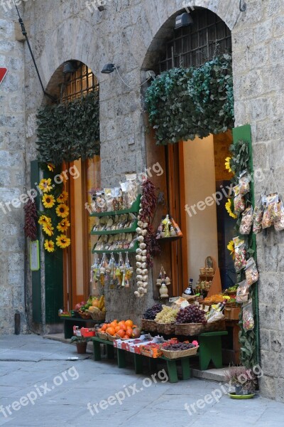 Italy Siena Tuscany Fruits Commerce