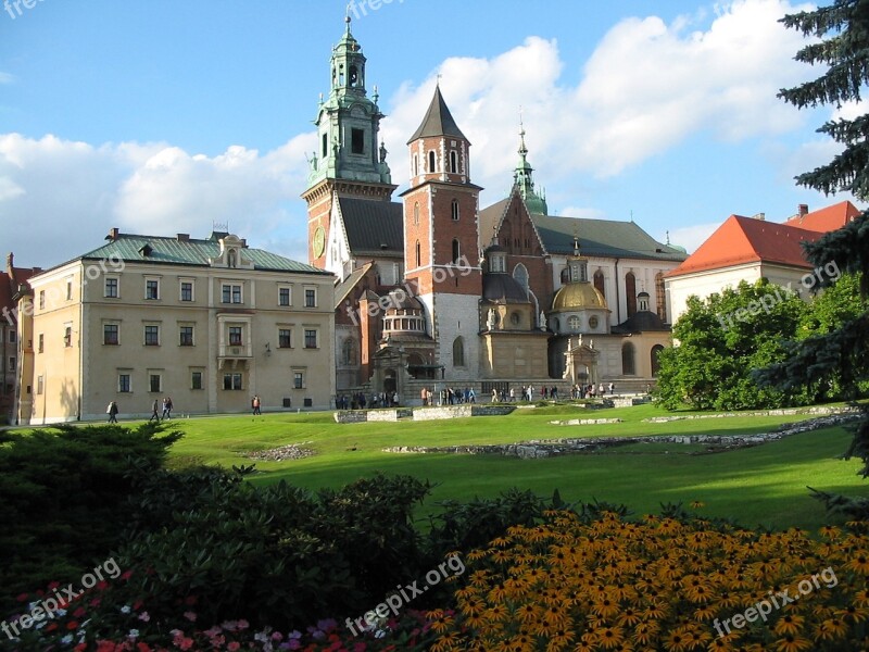 Kraków Wawel Poland Castle Tourism