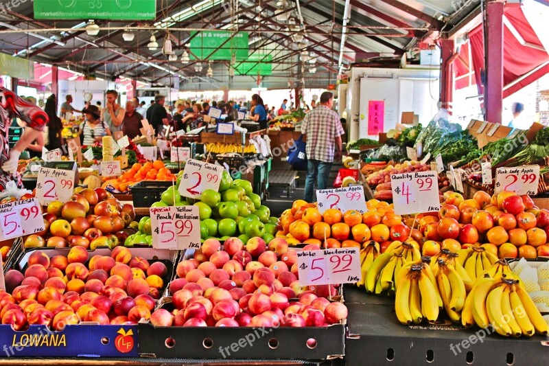 Australia Melbourne City Market Fruits