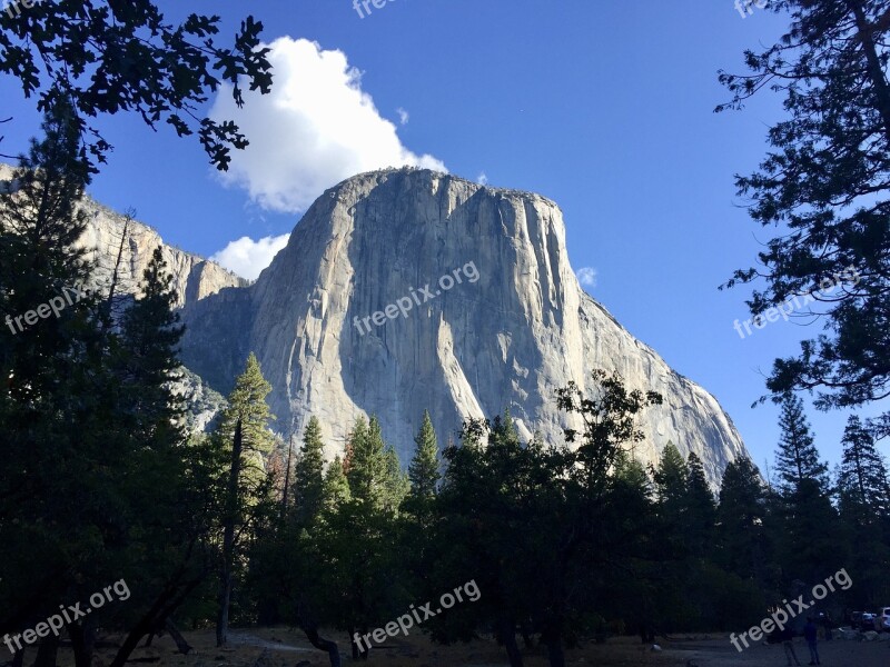 Yosemite Landscape Nature Mountains Wilderness