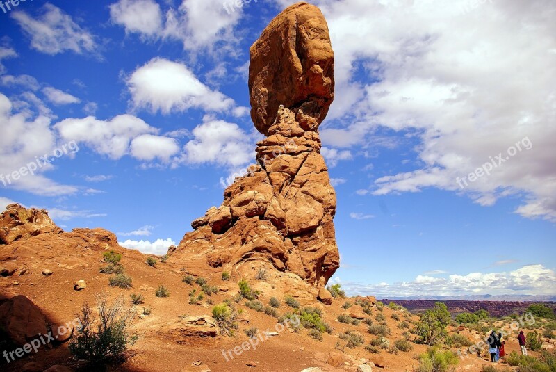 Arches Balanced Rock Arches Balanced Landscape Utah