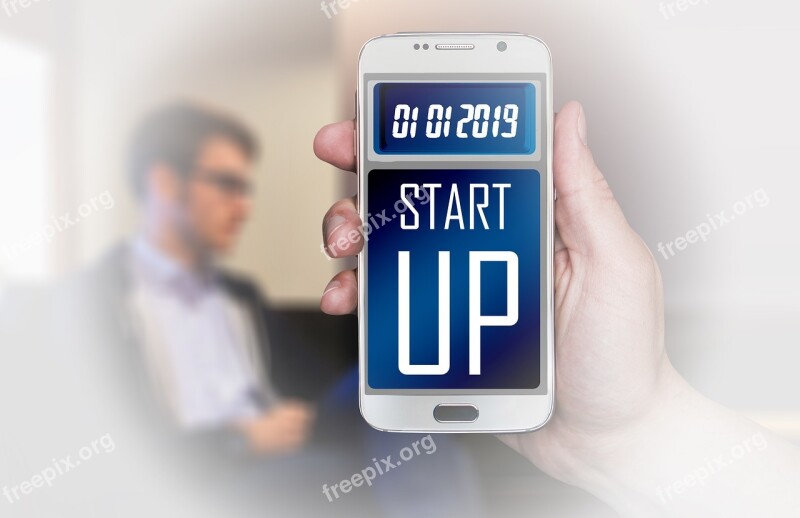 Smartphone Start Up Freelancer Company Start