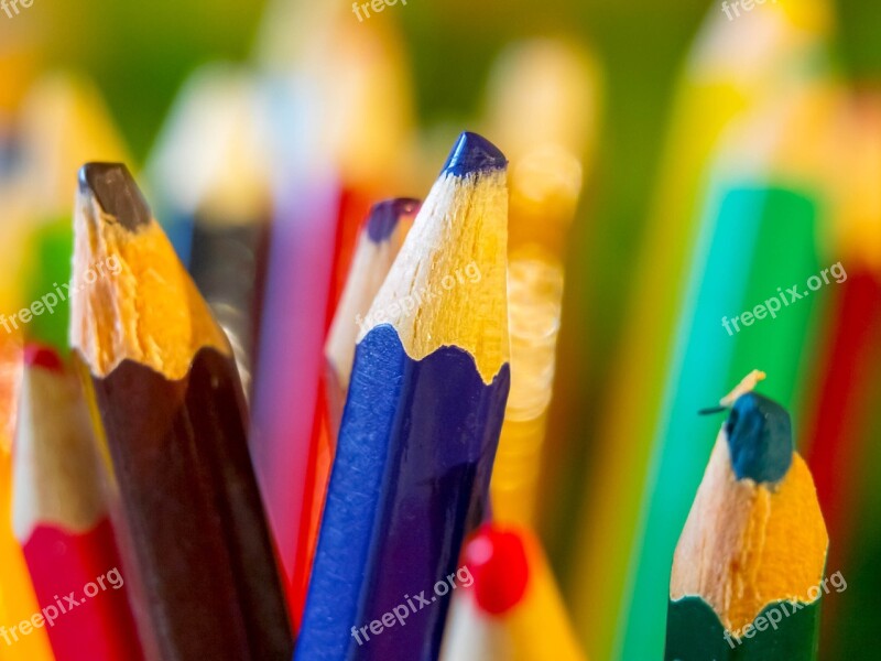 Color Desktop Color Pencils Creativity Draw