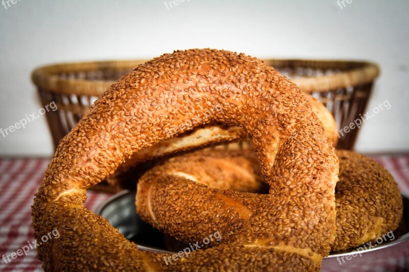 Bagel Turkish Wheel Turkish Cuisine Bakery Sesame