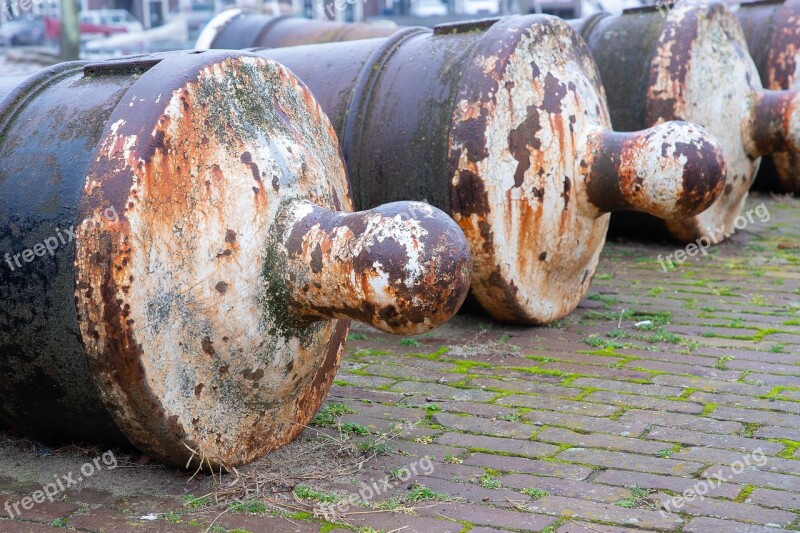 Hellevoetsluis Guns Ships Ship Port