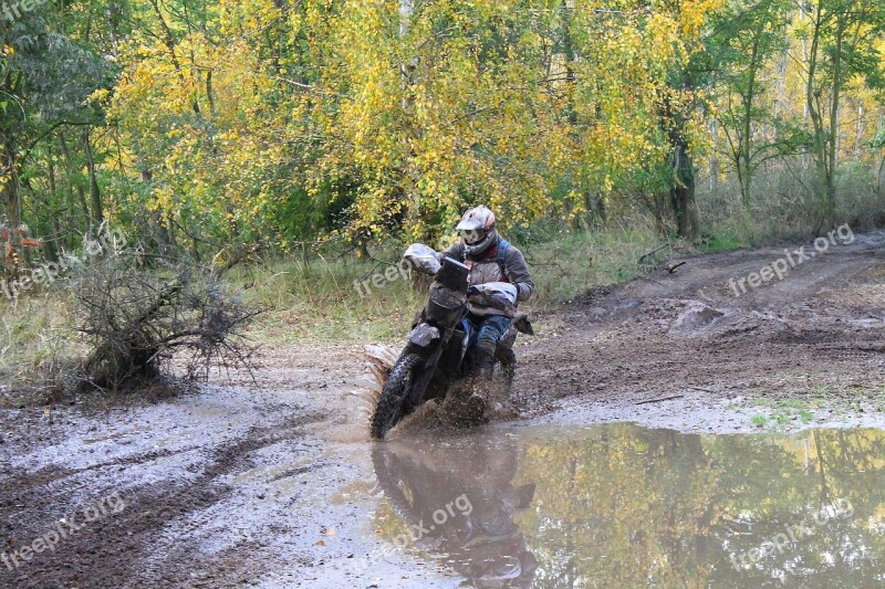 Motorcycle Enduro Rally Sand Motocross