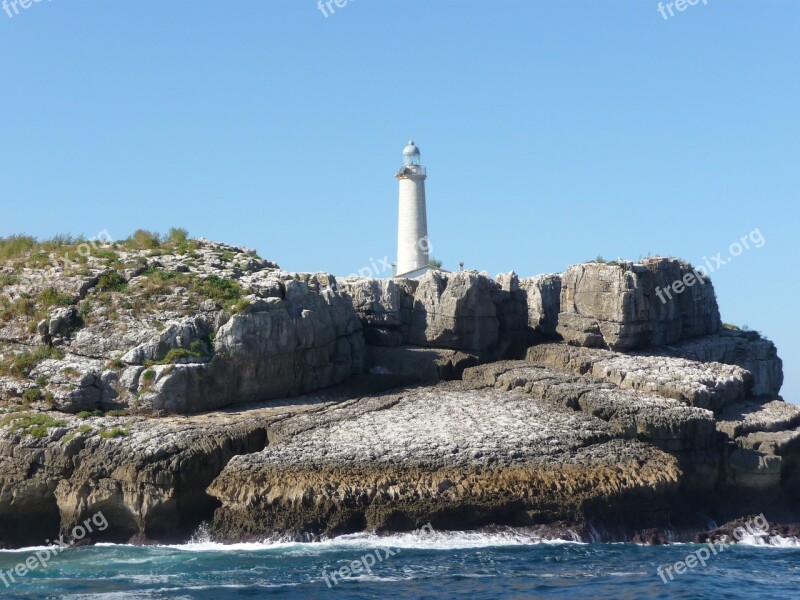 Santander Northern Spain Spanish Lighthouse Harbor Cruise Free Photos