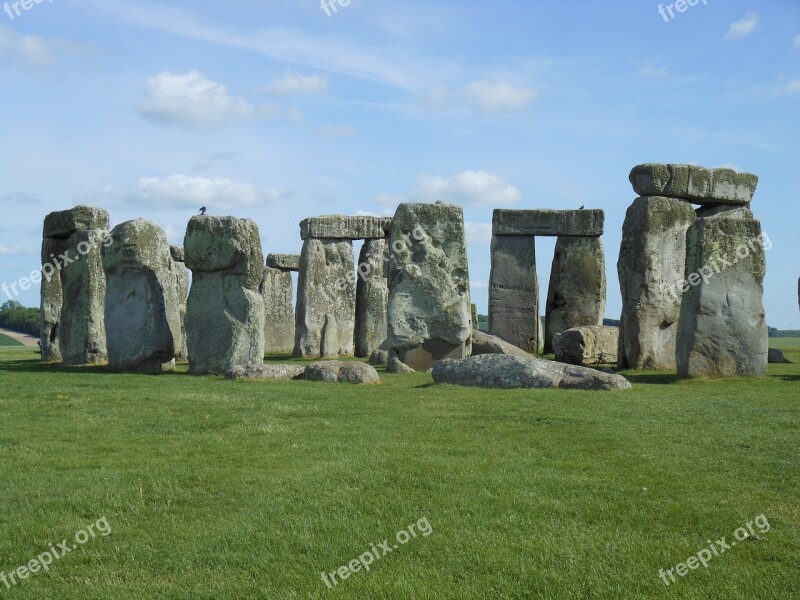 Megalith Ancient Monument Stone Grass