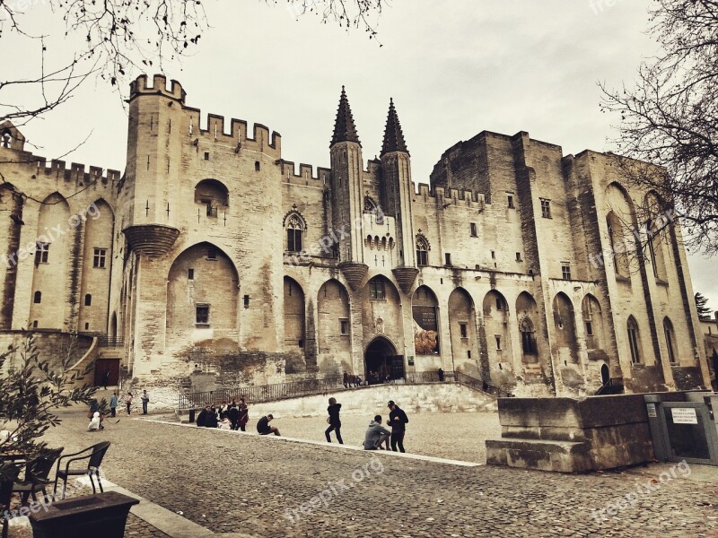 Architecture Travel History Avignon Palace Of The Popes