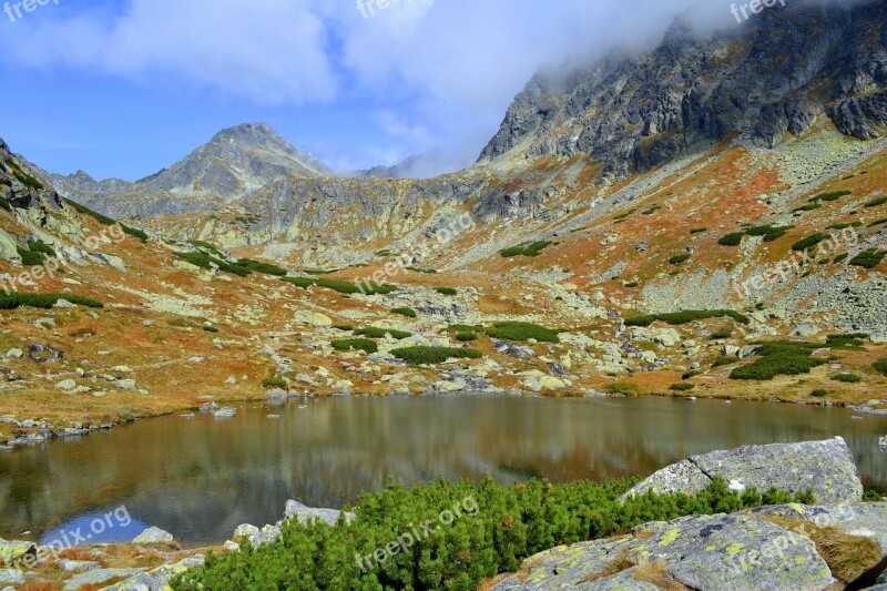 Tatry Rocks Shields Slovakia Pleso