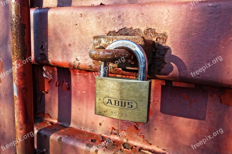 Padlock Lock Security Safety Closed