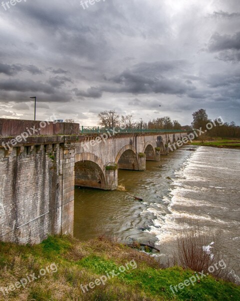 Digoin Channel Bridge Loire Burgundy