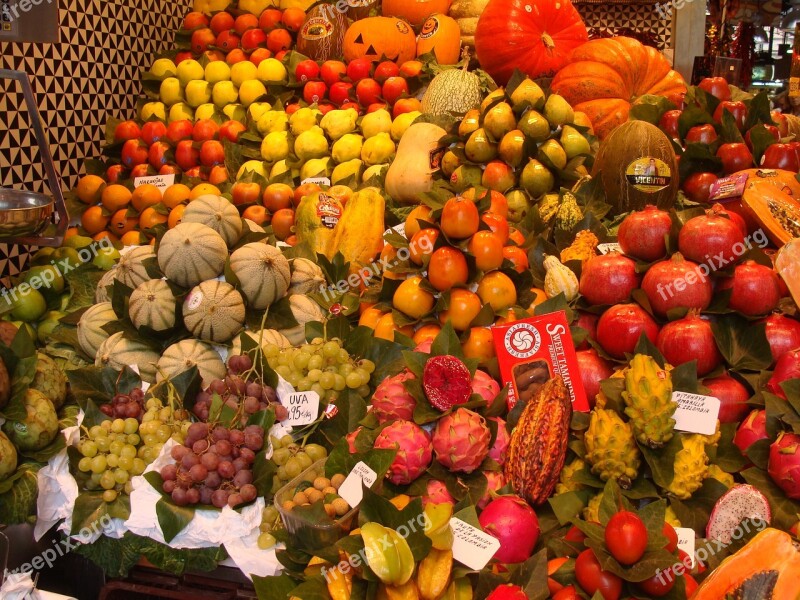 Market Fruit Food Balances Abundance