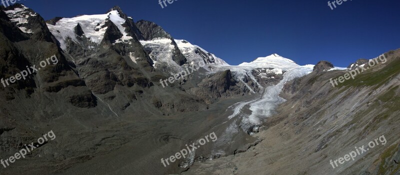 Snow Panorama Mountain Ice Hike